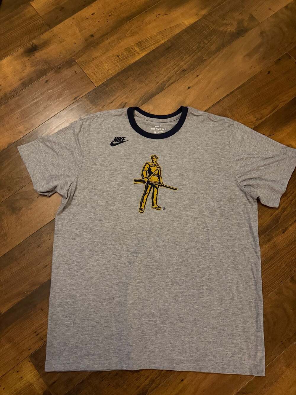 Nike West Virginia Mountaineers Primetime Alternate Logo T-Shirt Gray